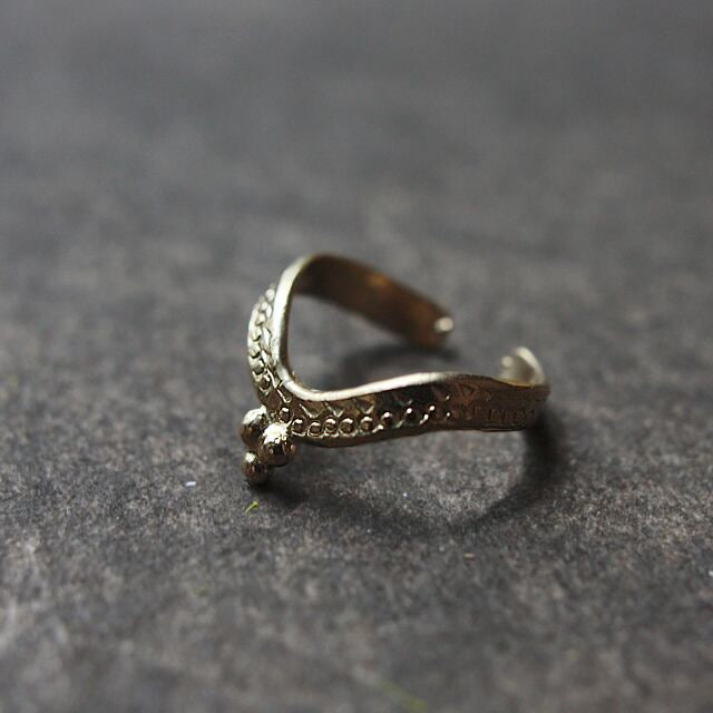 TOE RING / -gold 14kgpt