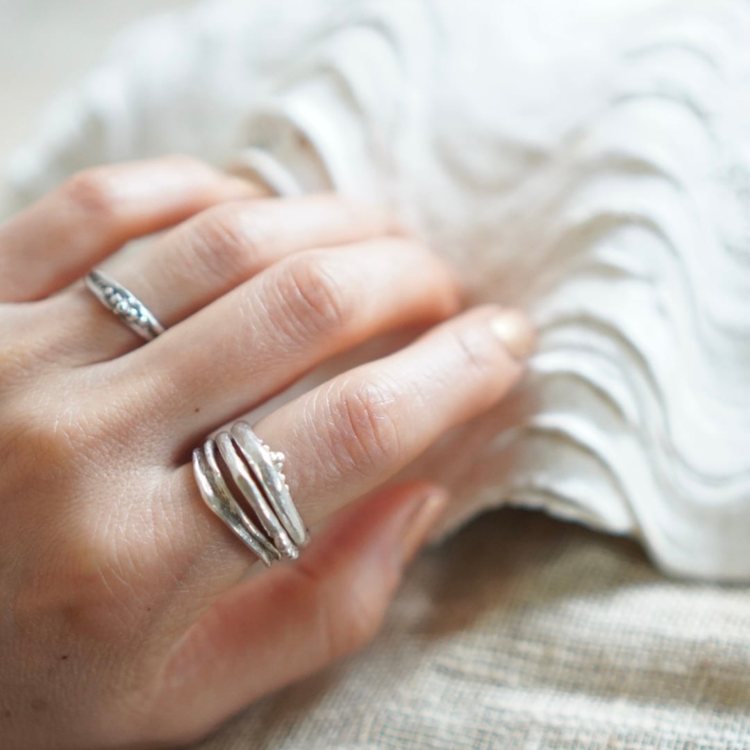 RING / VARUNA -silver