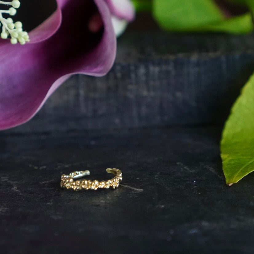 TOE RING / MANI -brass
