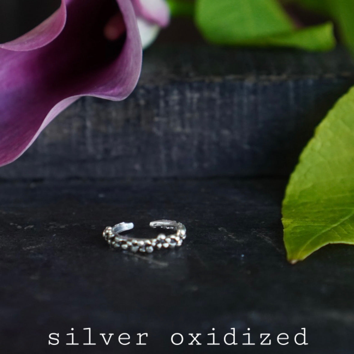 TOE RING / MANI -silver
