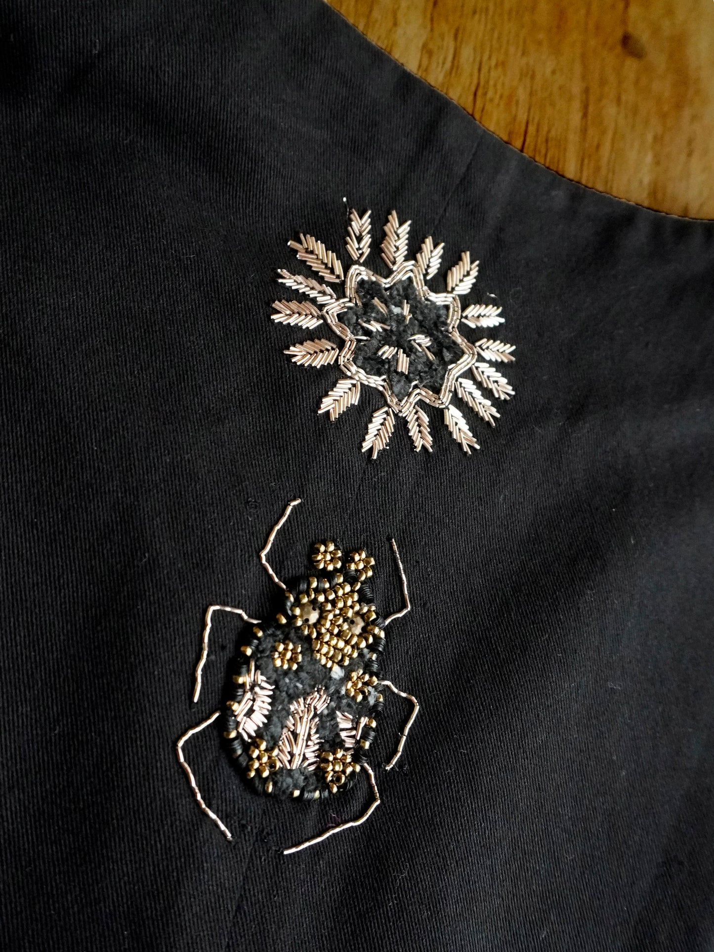 GILET / SCARAB & SUN -cotton black