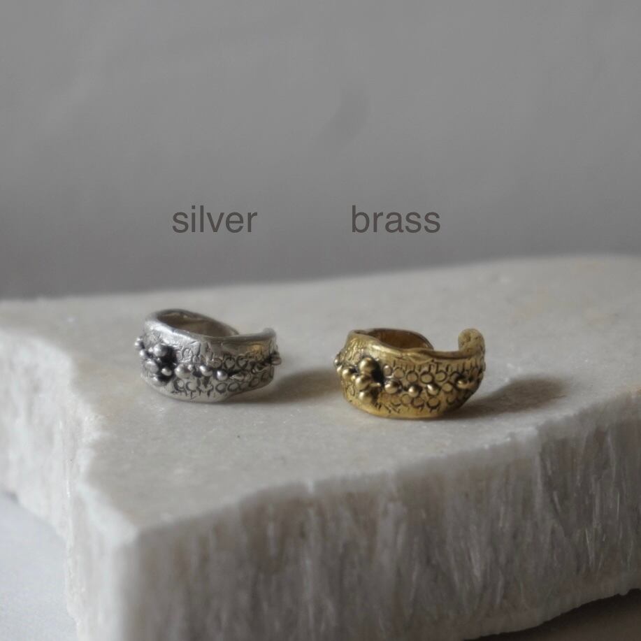 EAR CUFF / UNEVEN M -brass