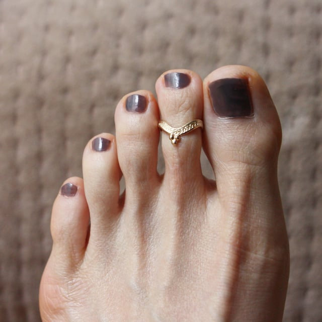 TOE RING / -gold 14kgpt