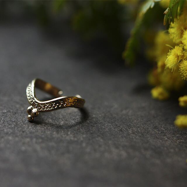 TOE RING / -gold 14kgpt
