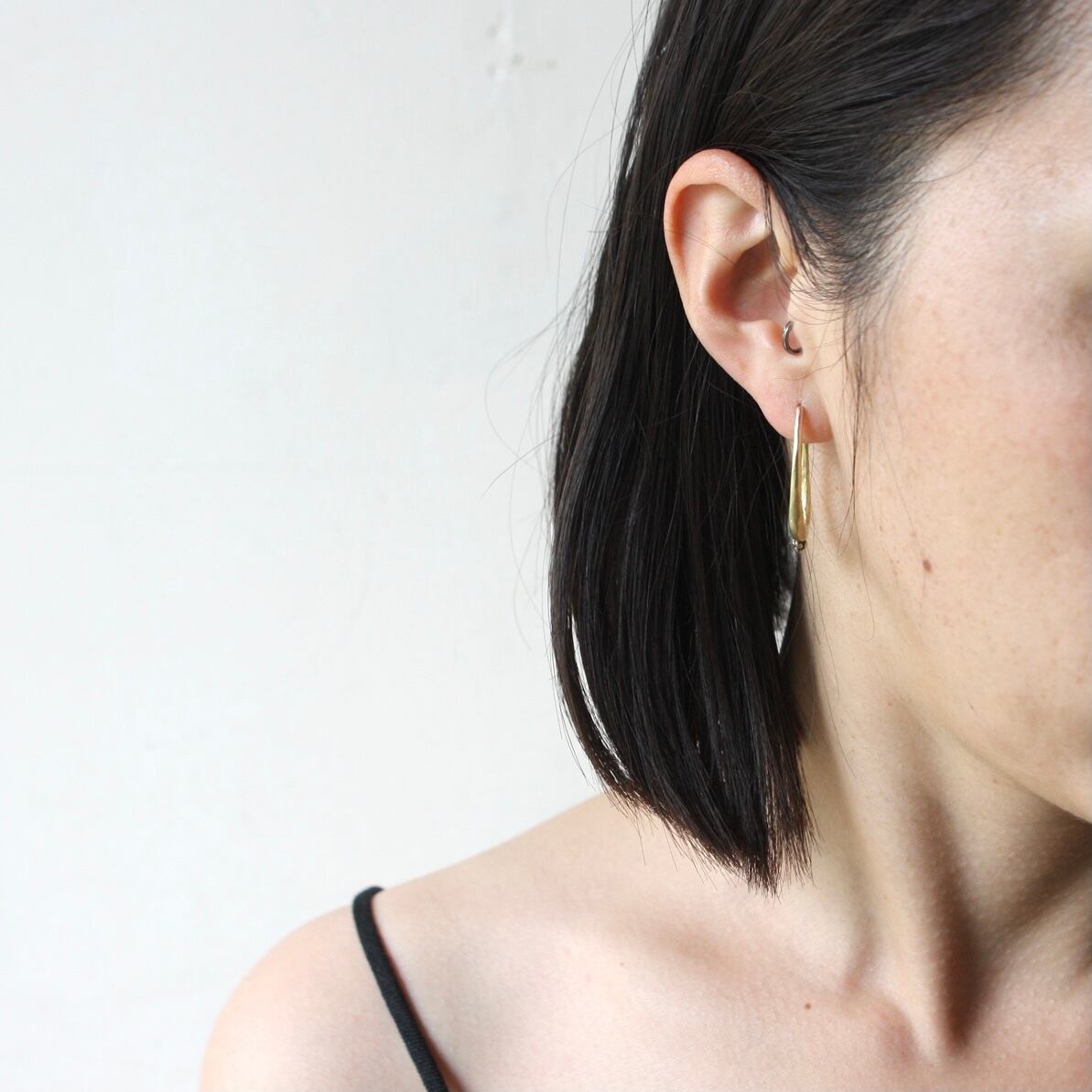 EARRING / BINDU -brass
