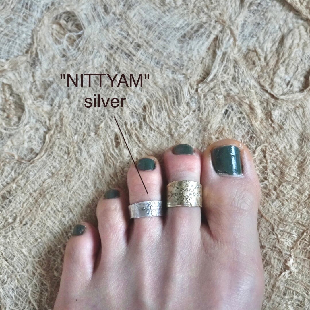 TOE RING / NITYAM -silver