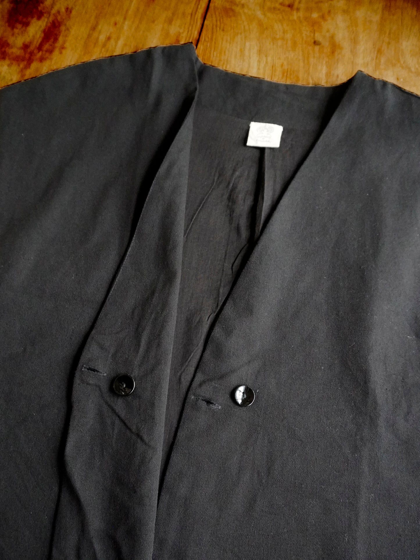 GILET / SCARAB & SUN -cotton black