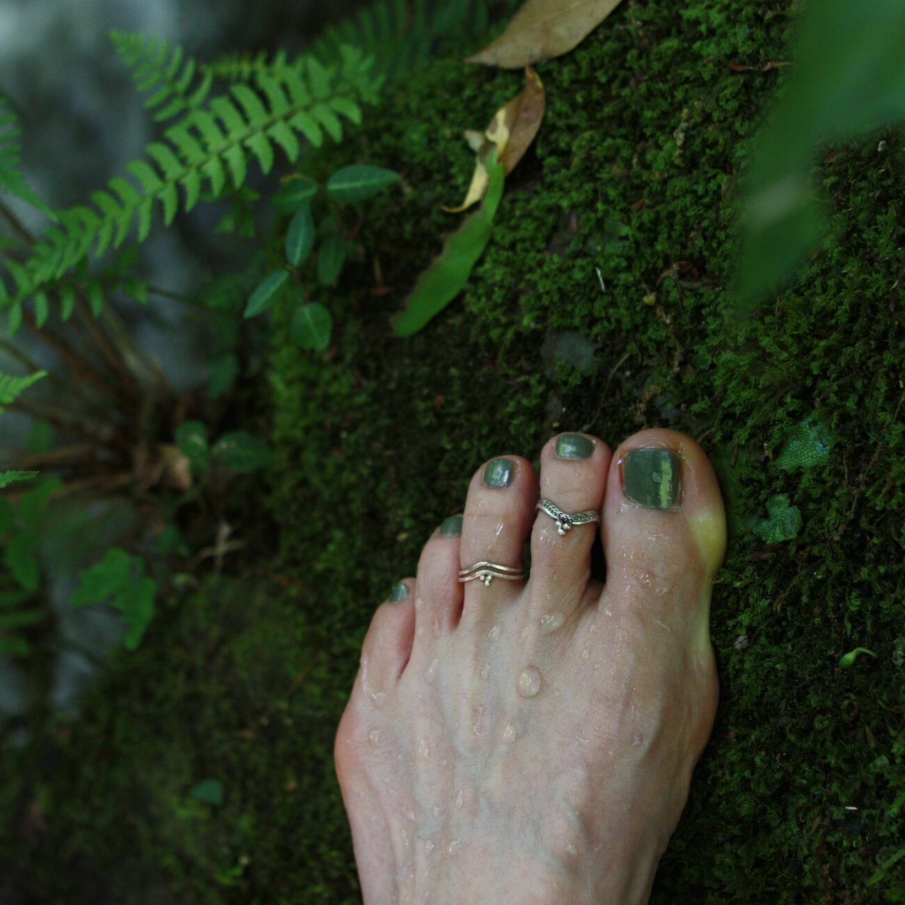 TOE RING / DOUBLE -silver