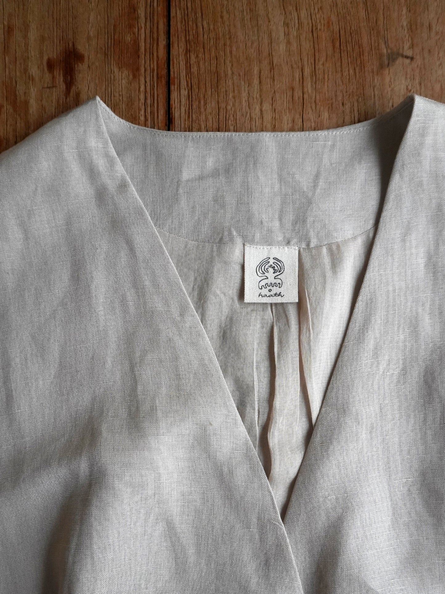 GILET / SCARAB & SUN -linen beige