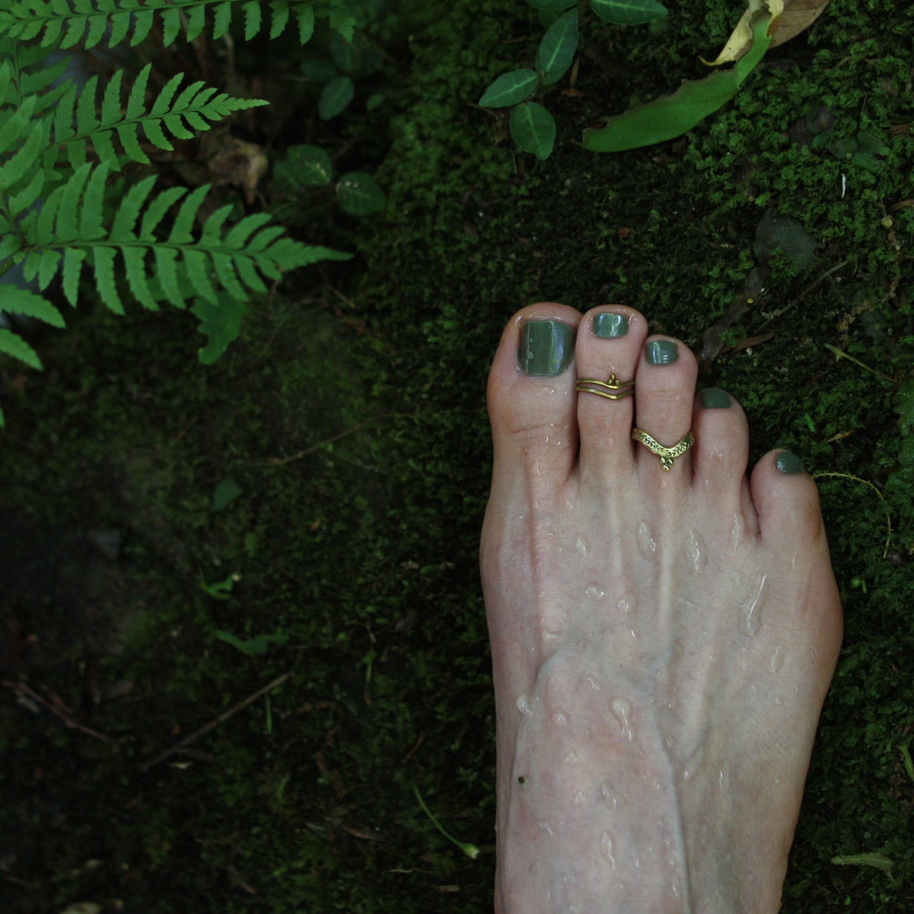 TOE RING / DOUBLE -brass