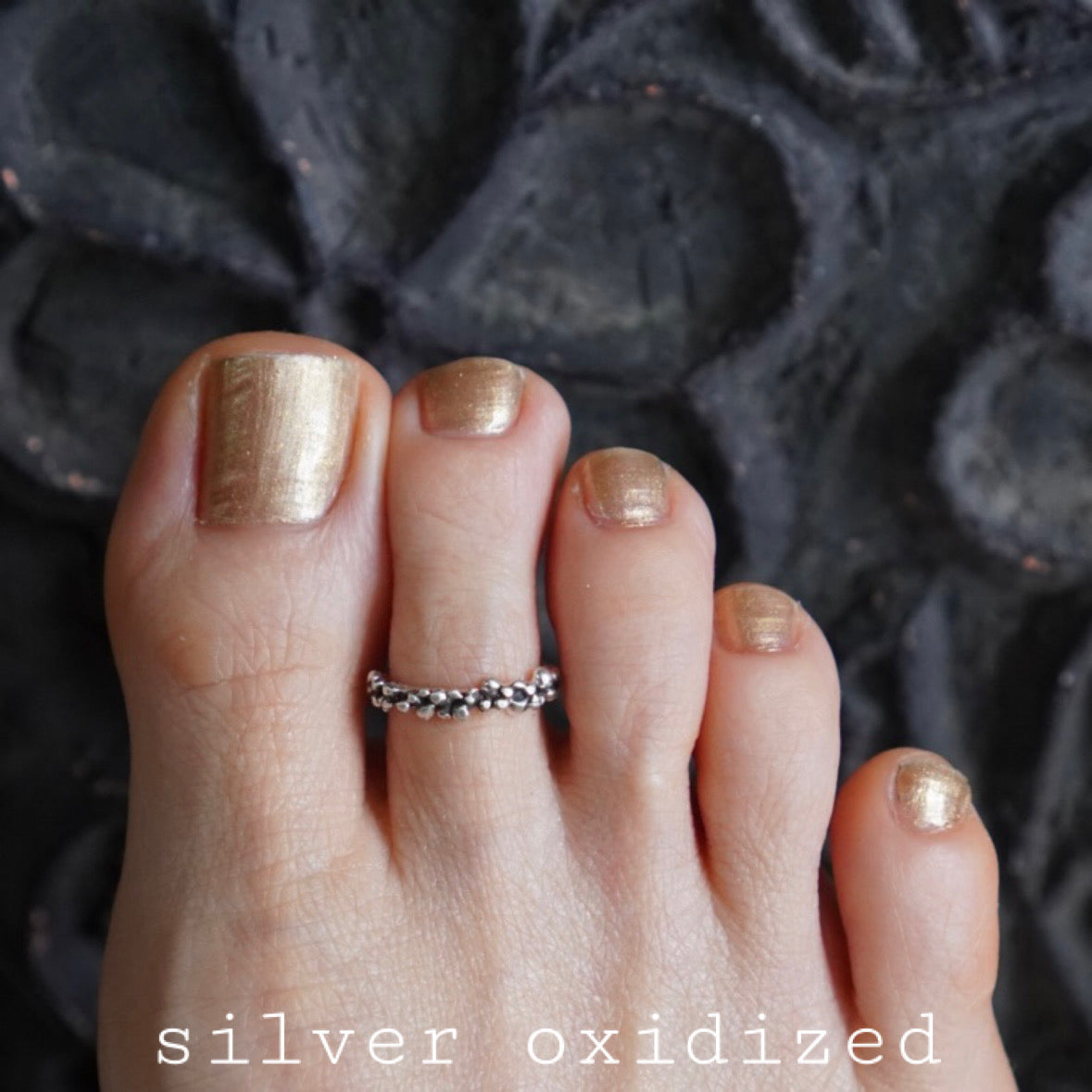 TOE RING / MANI -silver