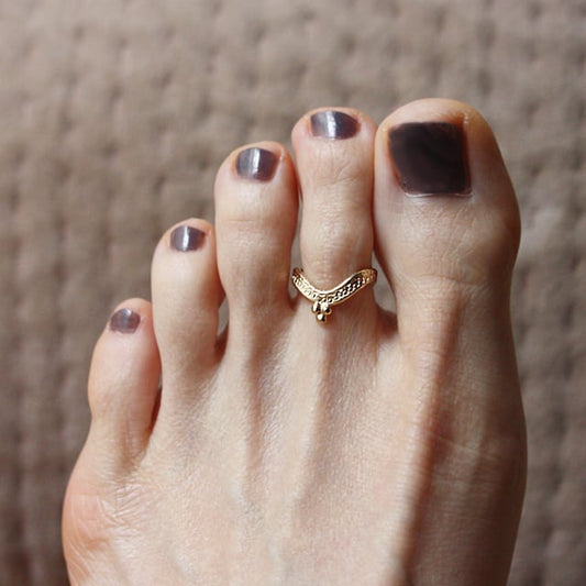 TOE RING / -gold 14kgpt