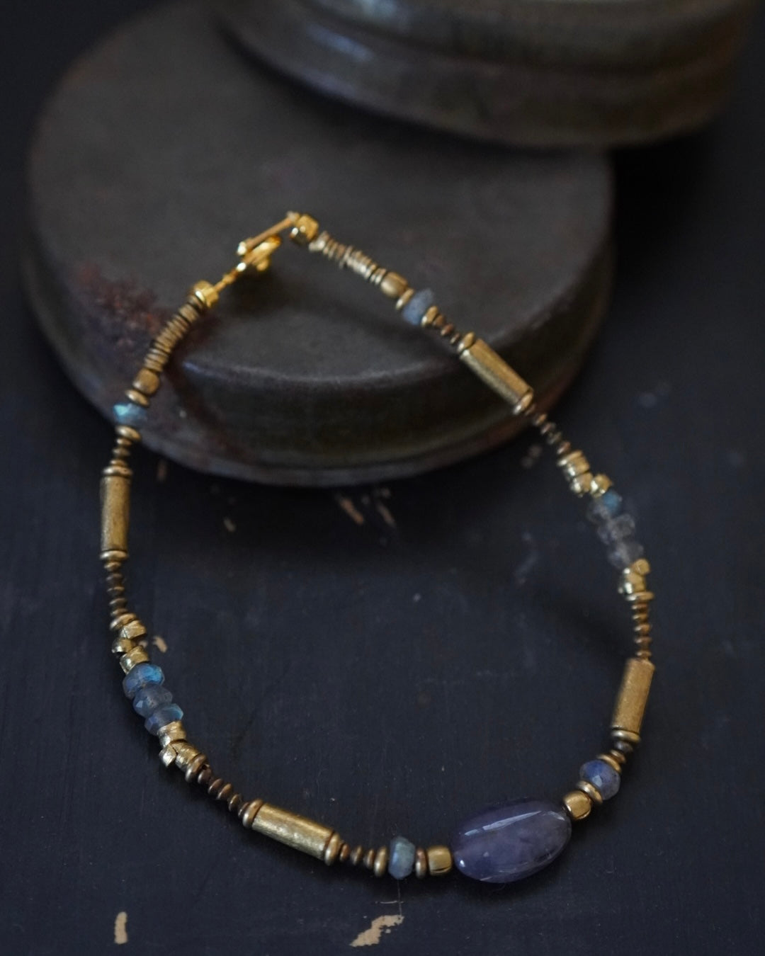 BRACELET / MISRANA -iolite・labradorite-