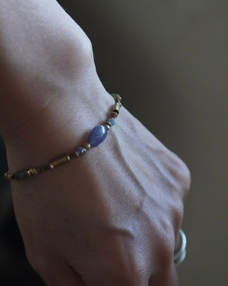 BRACELET / MISRANA -iolite・labradorite-