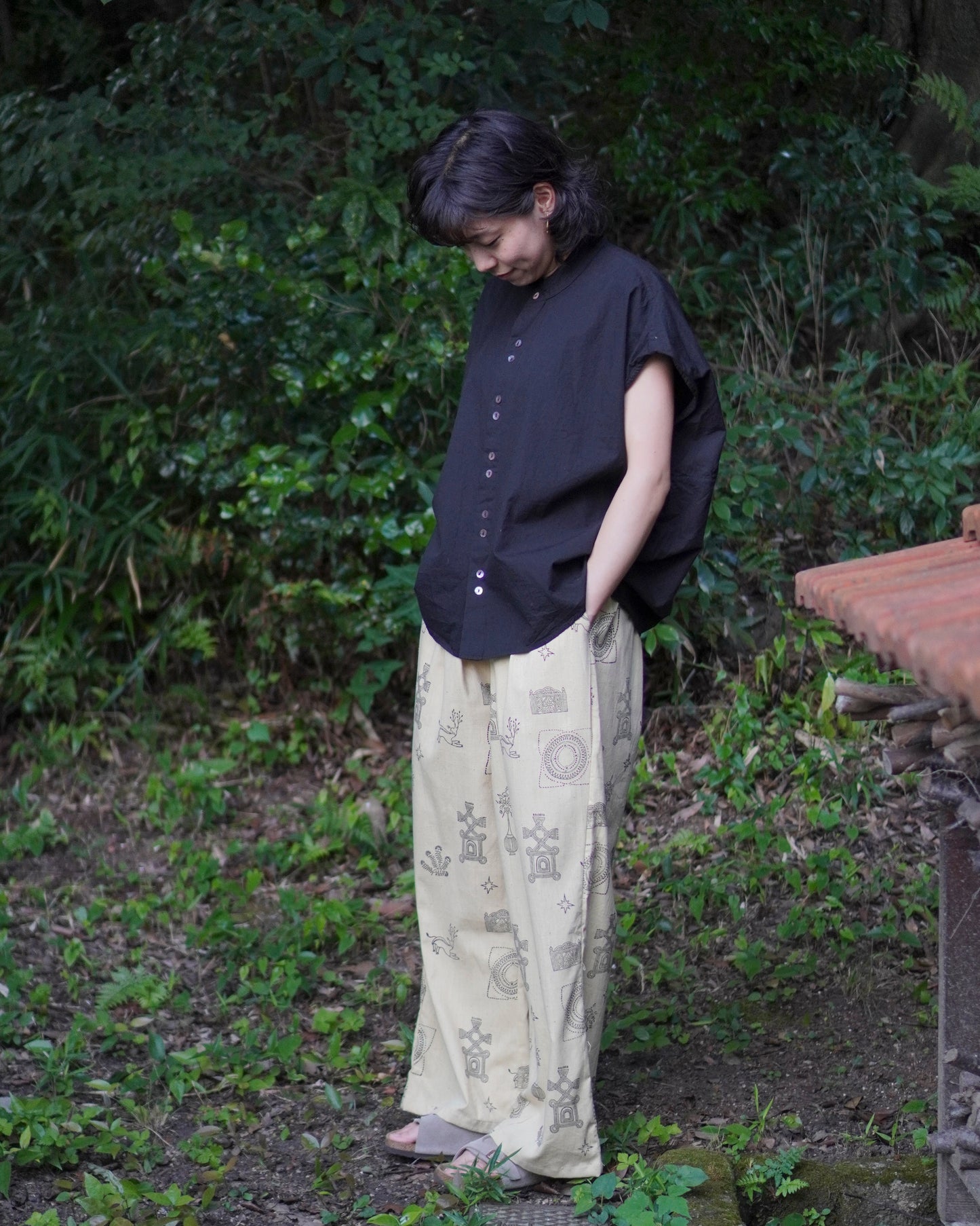 LONG PANTS / A FEW MILES WEAR-jaggery black